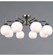 Люстра на штанге ILLUMICO TRENTO IL0579-8CSQ-25 BK AB TRENTO