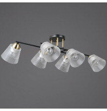 Люстра на штанге ILLUMICO IL0845 IL0845-6CSQ-25BKAB ELITE