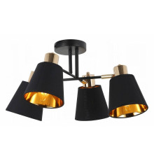 Люстра на штанге ILLUMICO Abelie IL6116-4COU-79 BK GD Abelie