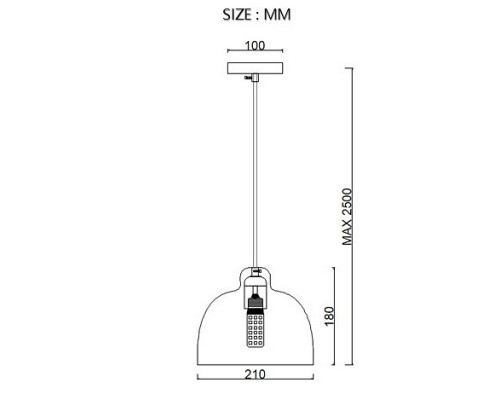 Подвесной светильник Imperiumloft Grain MUT