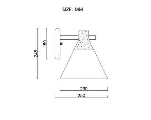 Бра Imperiumloft NOD WALL Green NODWALL01