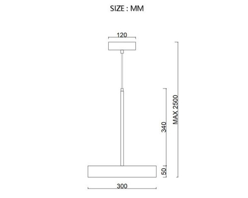 Подвесной светильник Imperiumloft TURNA Gray TURNA-ONE01