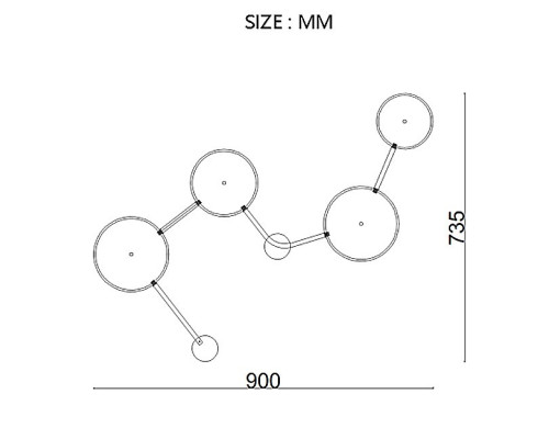 Накладной светильник Imperiumloft SOLEN SOLEN01