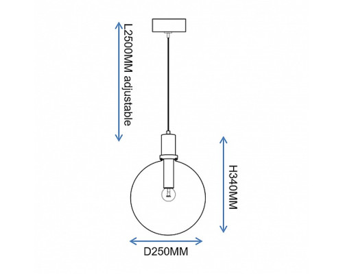Подвесной светильник Imperiumloft PENBALL Black PENBALL03