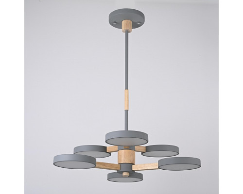 Люстра на штанге Imperiumloft TURNA Gray TURNA-DBL01