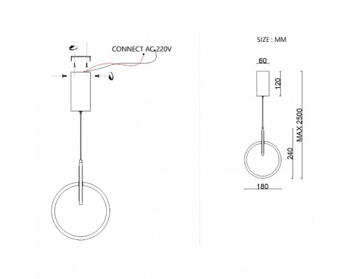 Подвесной светильник Imperiumloft RANDALL А randall01
