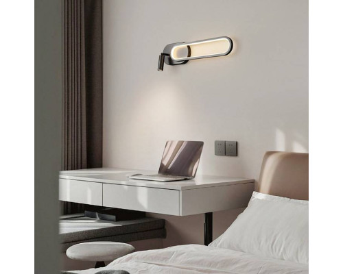 Бра с подсветкой Imperiumloft CARIT B Black carit01