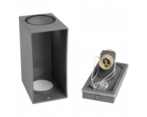 Накладной светильник Jazzway  PDL-S 72150 GU10-2 GR IP65