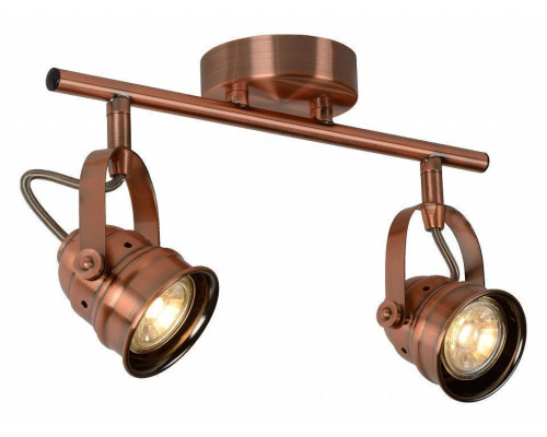 Спот Lucide Cigal 2xGU10 медь 77974/10/17