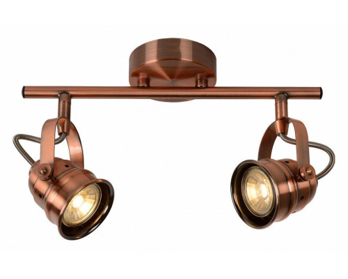 Спот Lucide Cigal 2xGU10 медь 77974/10/17