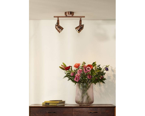 Спот Lucide Cigal 2xGU10 медь 77974/10/17