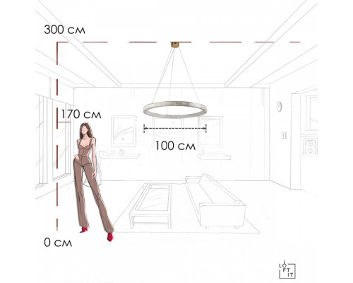 Подвесной светильник Loft it Mondrian 10408/1000