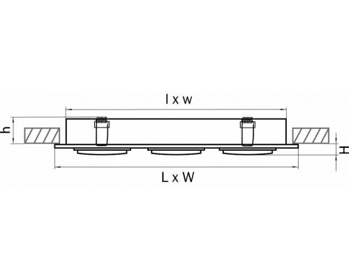 Встраиваемый светильник Lightstar Singo 011603