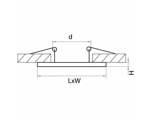 Рамка на 1 светильник Lightstar Intero 111 217816