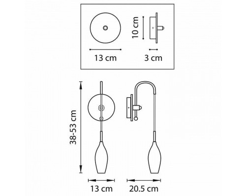 Бра Lightstar Pentola 803520