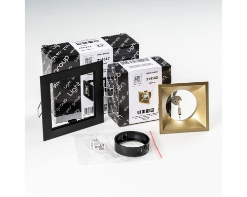 Встраиваемый светильник Lightstar Domino D51703BMOD