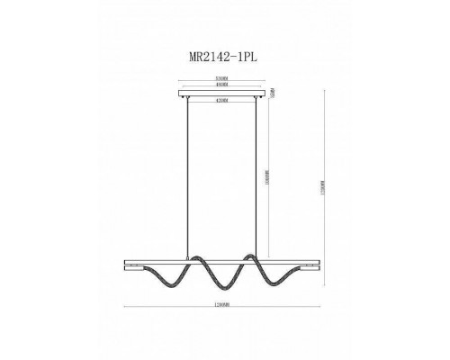 Подвесной светильник MyFar Kenneth MR2142-1PL