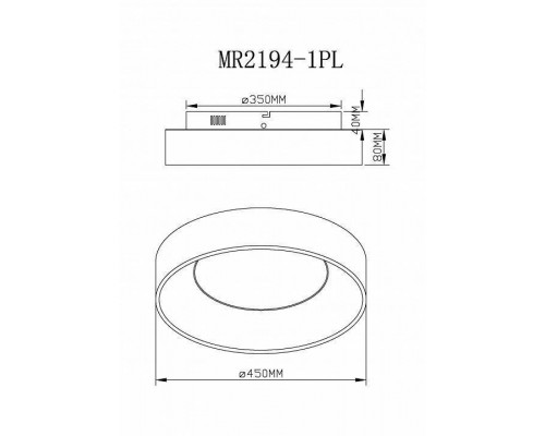 Накладной светильник MyFar Shannon MR2194-1PL