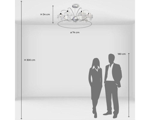 Люстра на штанге MW-Light Блеск 315015407