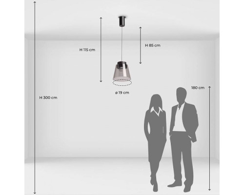 Подвесной светильник De City Стаут 50 702012901