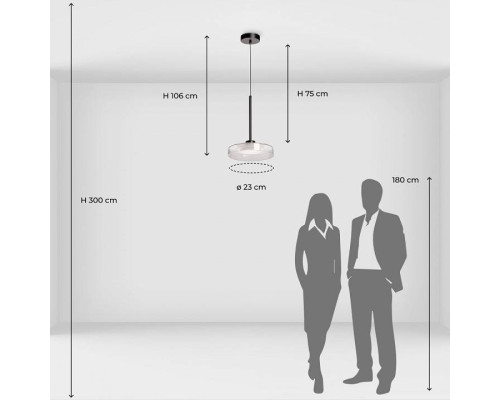 Подвесной светильник De City Стаут 702013401