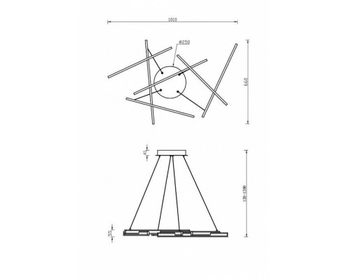 Подвесной светильник Maytoni Line MOD016PL-L75W