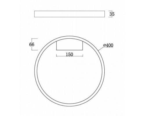 Накладной светильник Maytoni Rim MOD058CL-L25BS4K