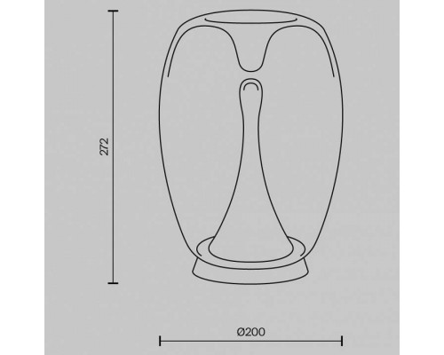 Настольная лампа декоративная Maytoni Halo MOD282TL-L15G3K1