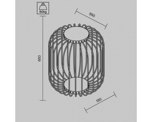 Наземный низкий светильник Maytoni Wisp O478FL-L18GF3K