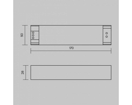 Блок питания Maytoni Power Supply Magnetic PSL005-100W-48V-IP20