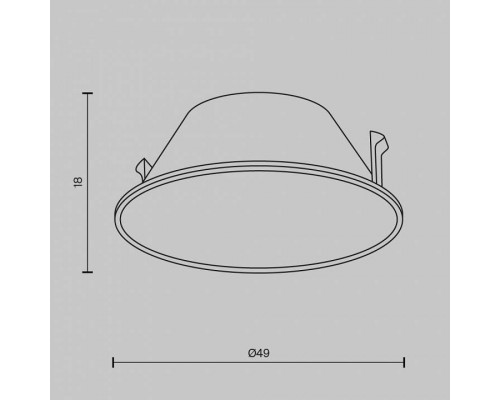 Кольцо декоративное Maytoni Wise Ring057-7-B