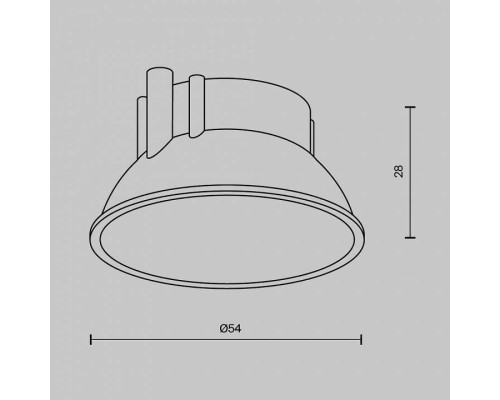 Кольцо декоративное Maytoni Accessories Ring8-10W-RD-W