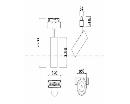 Светильник на штанге Maytoni Focus LED TR019-2-10W4K-MG