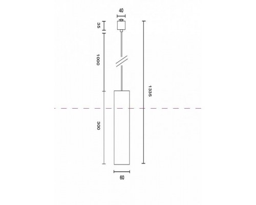 Подвесной светильник Maytoni Focus TR025-1-GU10-B