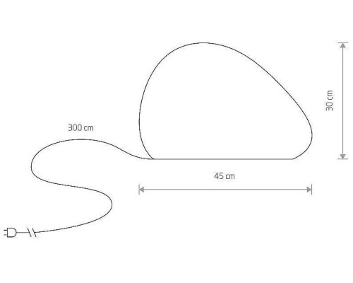 Садовая фигура-светильник Nowodvorski Stone S 10579