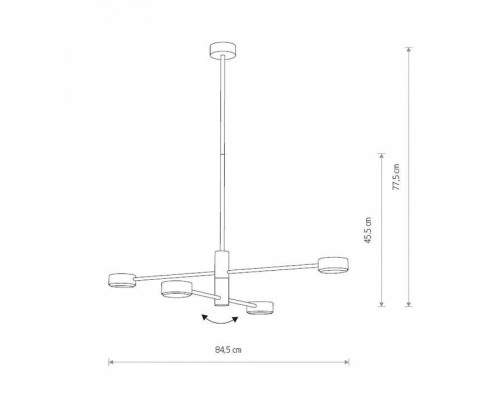Люстра на штанге Nowodvorski Orbit 7941