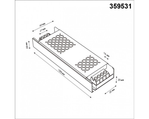 Блок питания Novotech DRIVE 359531