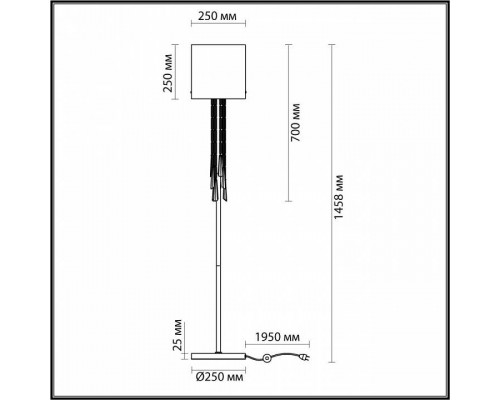 Торшер Odeon Light Nicole 4890/1F