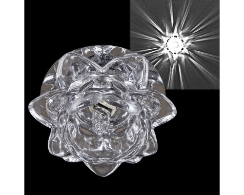 Встраиваемый светильник  07663-9.0-001H G9 CR CL