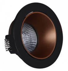 Встраиваемый светильник  16085-9.0-001PT MR16 BK+ROSE GD