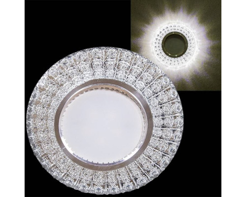 Встраиваемый светильник Reluce 16746 16746-9.0-001CN MR16+LED3W CL