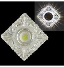 Встраиваемый светильник  42043-9.0-001PL MR16+LED3W CL