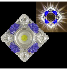 Встраиваемый светильник  42249-9.0-001PL MR16+LED3W CL/BL