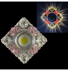 Встраиваемый светильник  42249-9.0-001PL MR16+LED3W CL/PK