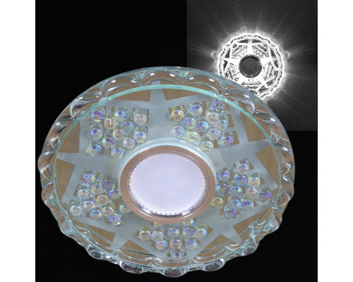 Встраиваемый светильник 62060-9.0-001PL MR16+LED5W CL+RNB