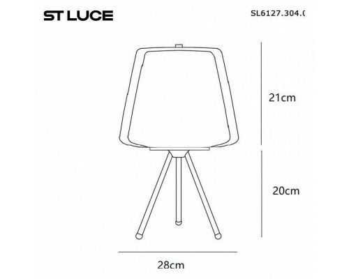 Настольная лампа декоративная ST-Luce Pandora SL6127.304.01