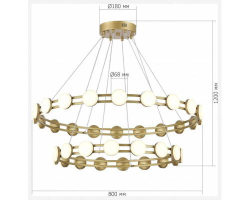 Подвесная люстра ST-Luce MONRO SL6610.203.36