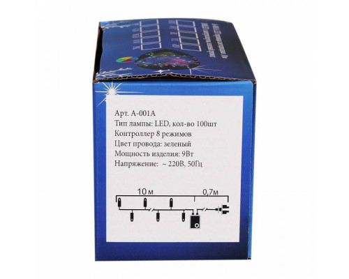 Гирлянда Нить Sneha  A-001A LED WW