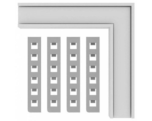 Соединитель угловой L-образный для треков встраиваемых ST-Luce SKYLINE 48 ST1007.549.12