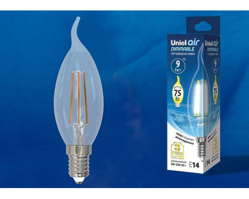 Лампа светодиодная Uniel  E14 9Вт 4000K UL-00005190